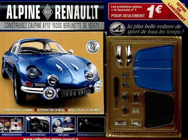 →Alpine Renault A110 au 1/8 ème